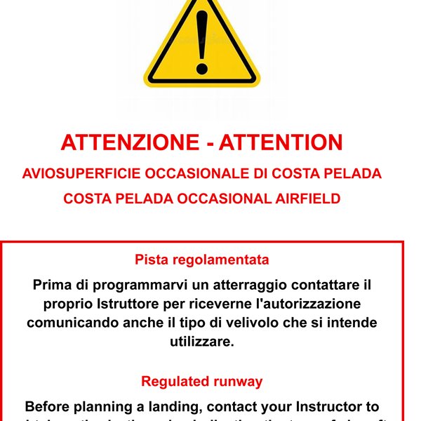 COSTA PELADA - PISTA REGOLAMENTATA